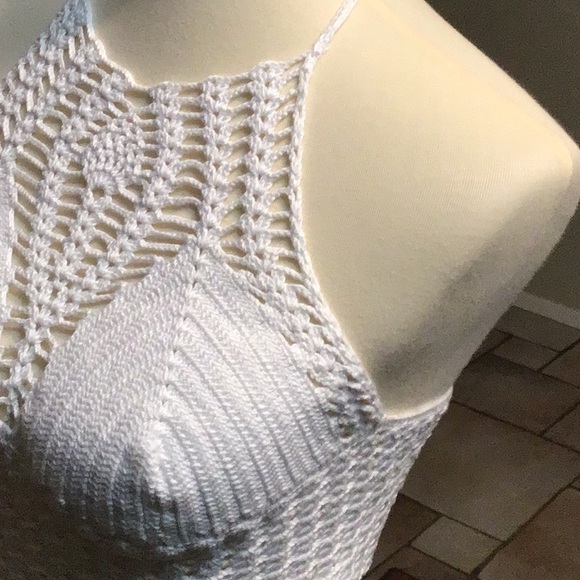 Bikini crochet handmade crop top size 4-6 - Picture 3 of 3